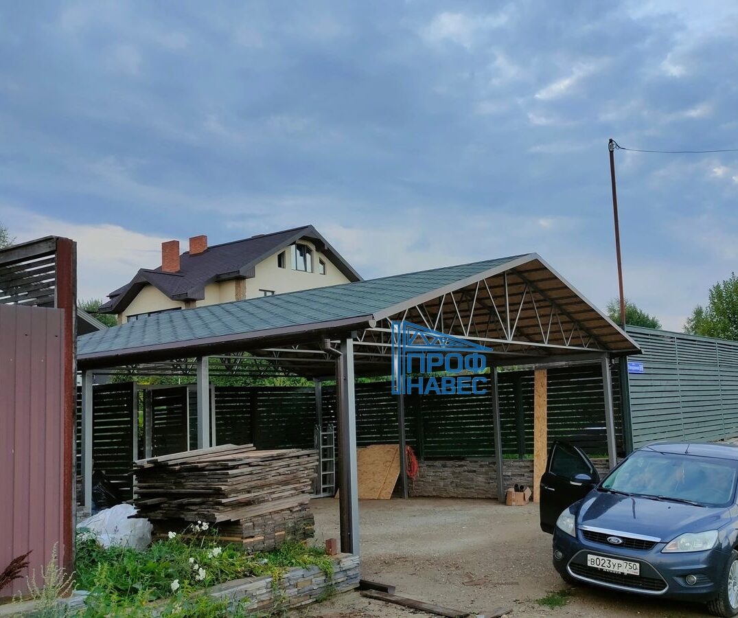 12055578-5e68-4352-8814-5ae0bc00d30e НМ 004 — Навес из мягкой кровли — изображение 1