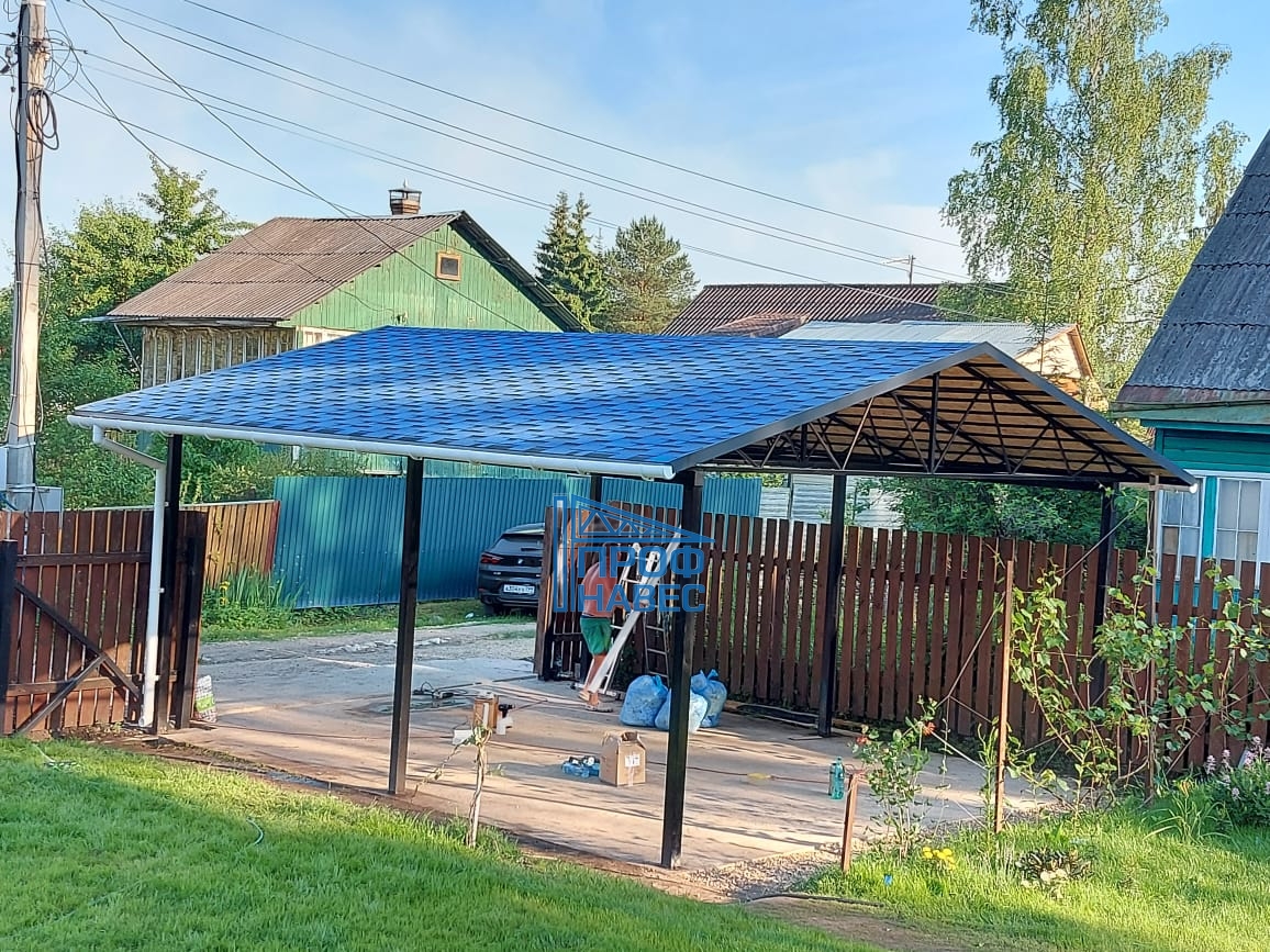 6025aeed-b6e8-4178-9120-4c970276a9dc НМ 003 — Навес из мягкой кровли — изображение 1